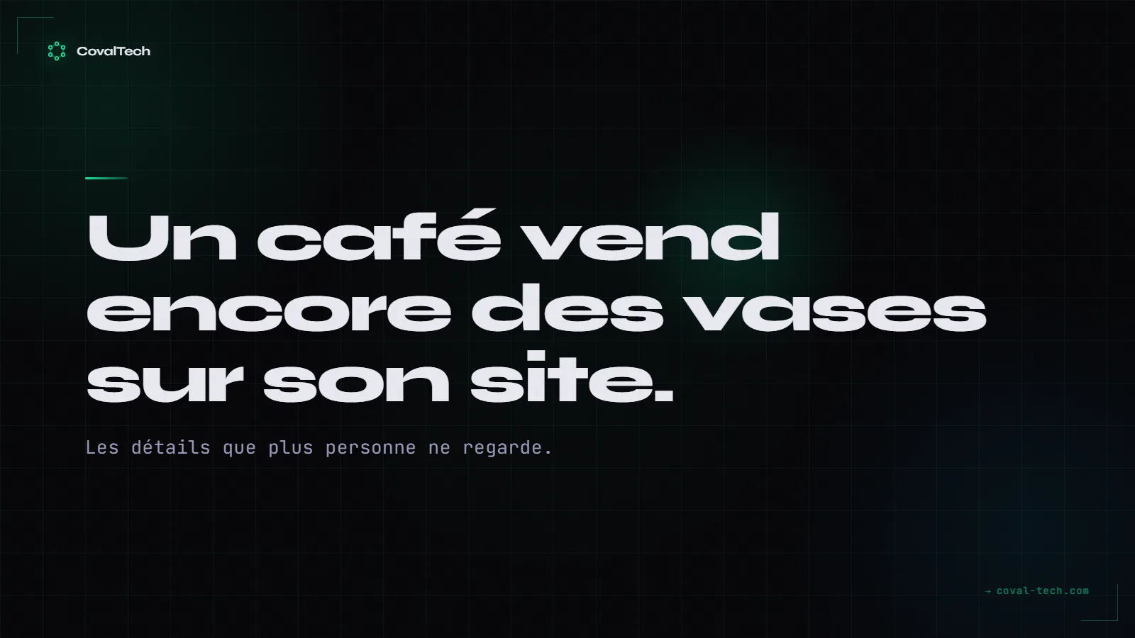 Les détails oubliés sur les sites vitrines