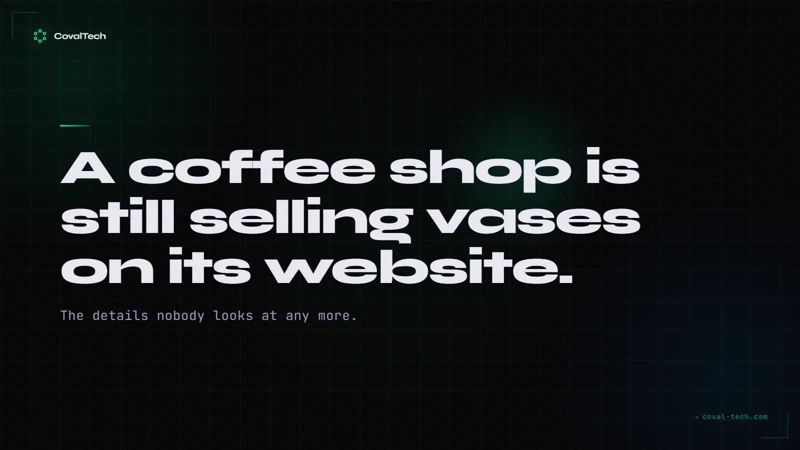 Forgotten details on small business websites