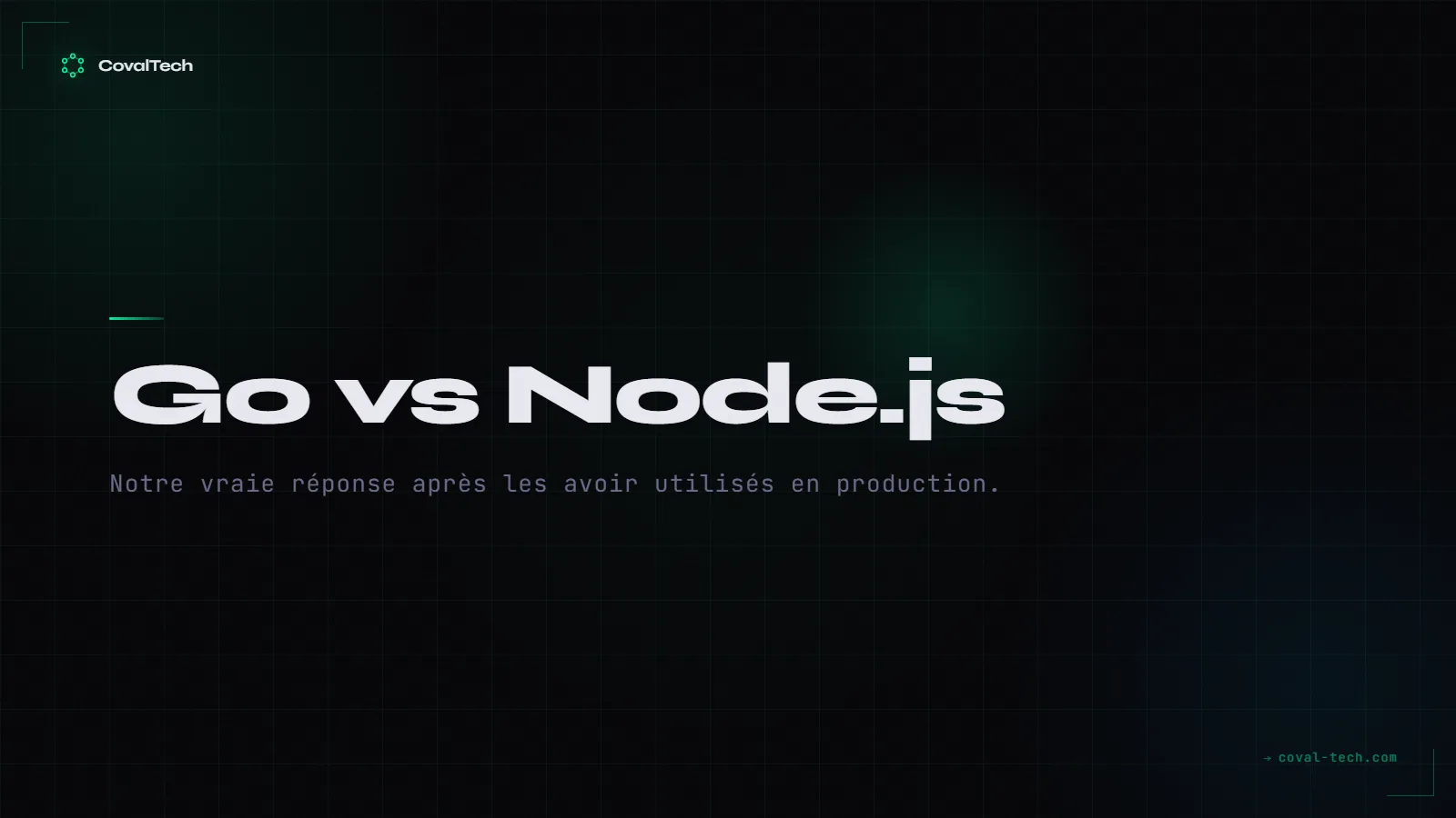 Comparaison Go et Node.js en production